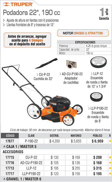 Lawn mower in mexican spanish hotsell