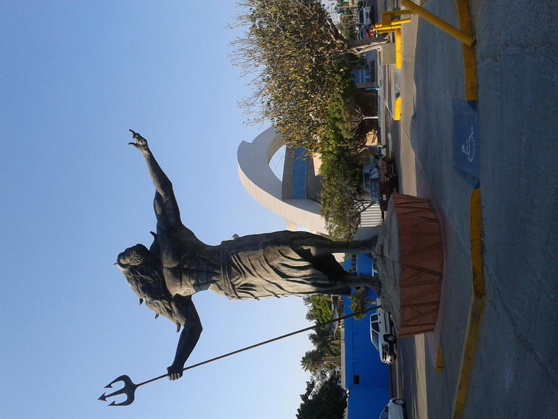 king of sea. Posidon greek God.
