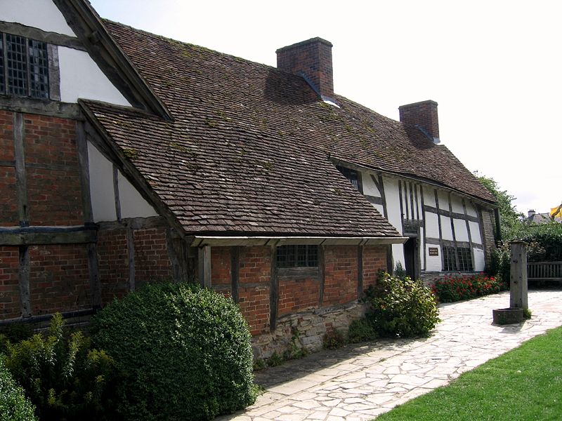 This is Mary Arden's House in Stratford (She was Shakespeare's mother). I visited it for the first time this year, but we've been going to Stratford for around 16 years.
 You can hire boats, there are parks and swings for the children and of course you have the RSC. This year we saw a wonderful adaptation of The Taming of the Shrew.
