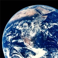 The earth, here living us.